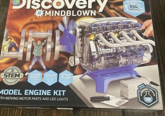 National Geographic 4-Cylinder Engine Building Kit Working Model for Kids | 175+ Pieces, Moving Pistons, Valves and Gears, Clear Engine Model, DIY Engineering Toy, Tools Included, Birthday Gift customer photo 2