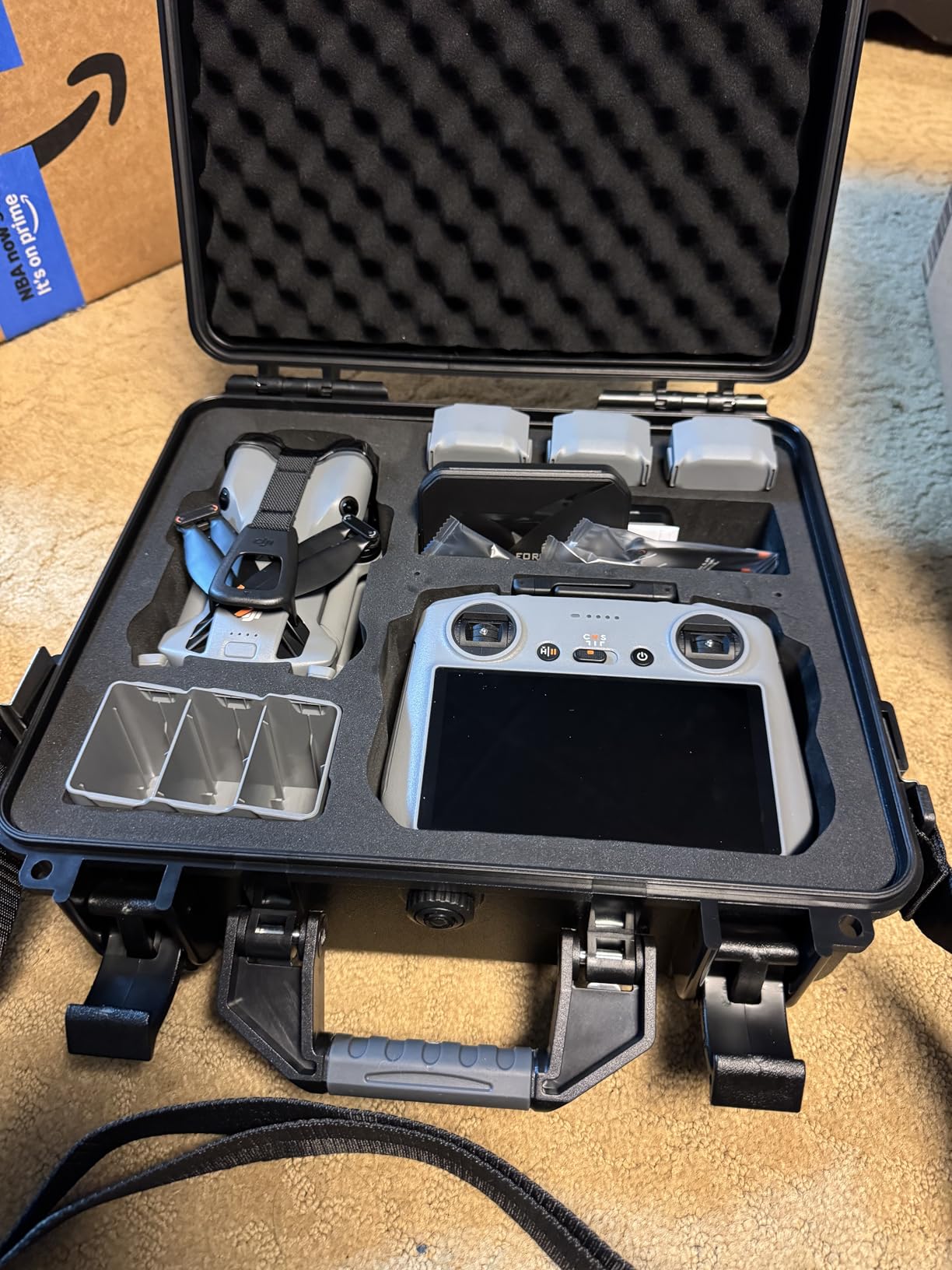 Lekufee Waterproof Hard Carrying Case for DJI Mini 5 Pro Drone, Fly More Combo customer photo 2