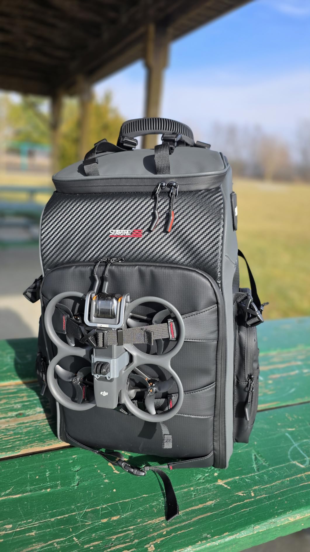 FPV Drone Backpack - 40L Ultimate All-in-One Professional Travel Camera Case for FPV Racing Quadcopter/DJI Drone/Tripod/15.6