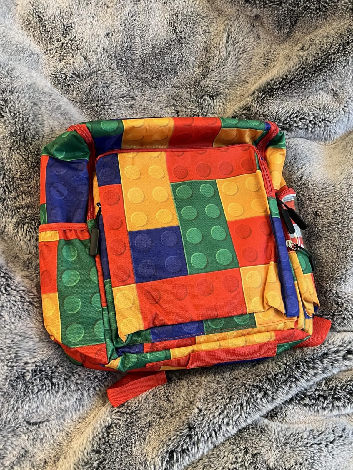 BrickPack LEGO Storage Backpack with Play Mat and Minifigure Display | 60 inch play mat, built in minifigure display, spacious brick storage, fast cleanup, backpack for travel customer photo 2