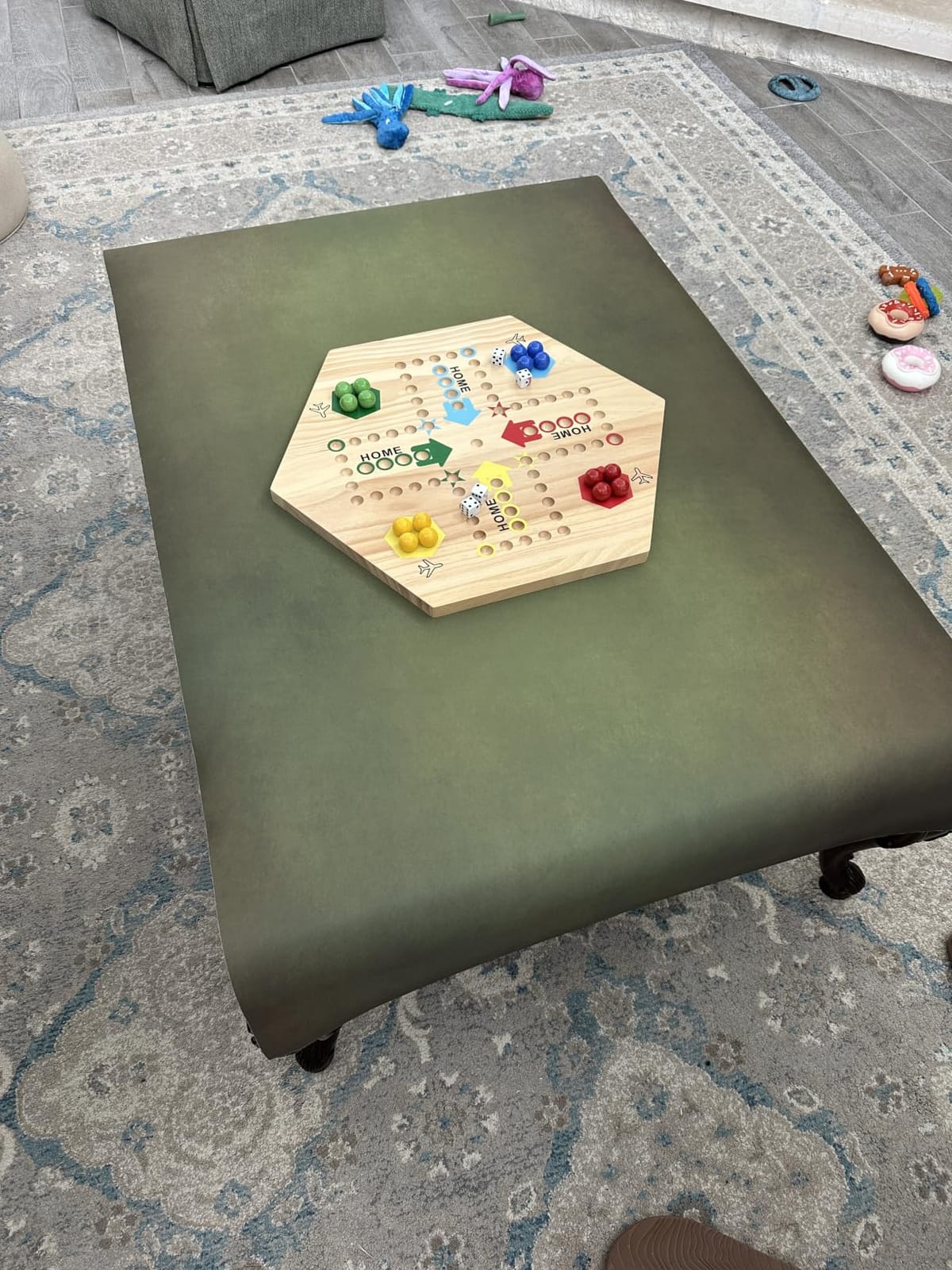 Board Game Mat for Table 31 x 55 Inches, Waterproof Neoprene Gaming Playmat for Mahjong, Poker, Board Games, Card Games, Tile Games, Dominoes & RPG-Large Portable Table Cover (Starry Sky) customer photo 1