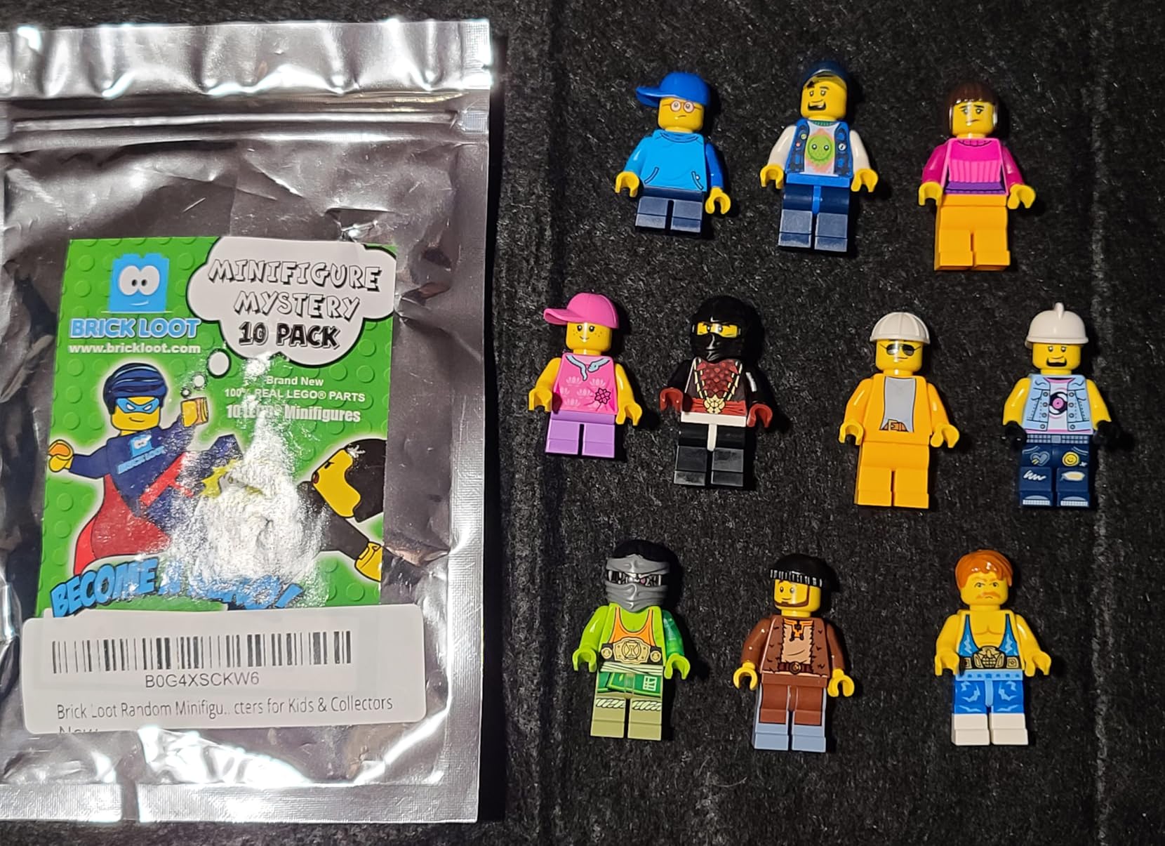 Brick Loot Random Minifigure Pack 10-Piece Building Brick Character Figures customer photo 2