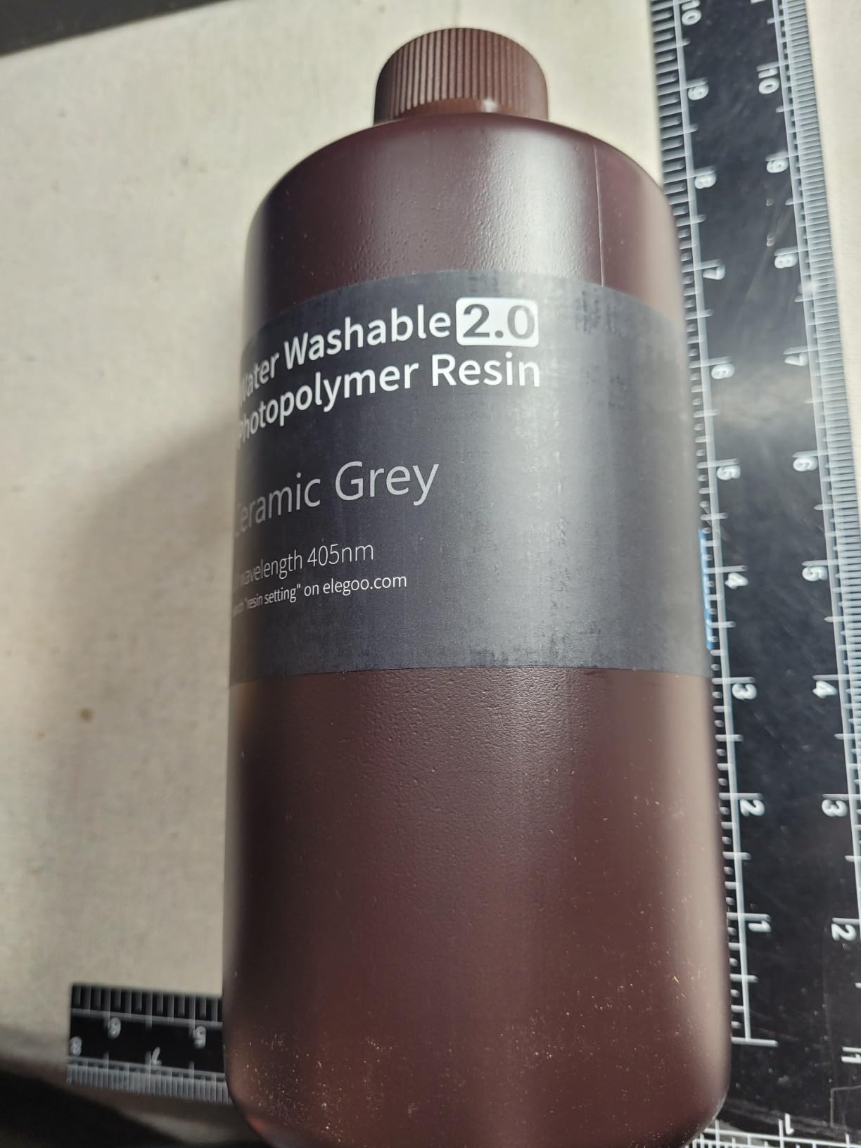 ELEGOO 8K Water-Washable 2.0 3D Printer Resin Space Grey 1000g | Ideal for Miniatures and Detailed Models with Strong, Tough Prints. Fast-Curing Low-Odor for MSLA/DLP/LCD 3D Printers customer photo 2