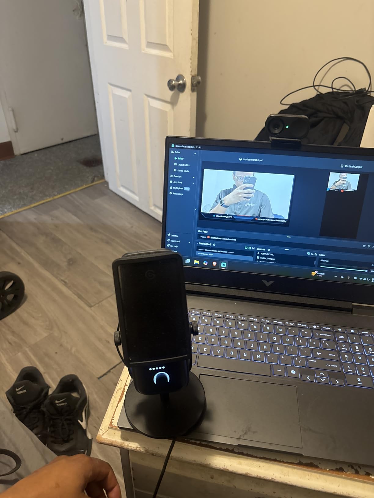 Elgato Wave:3 MK.2 USB Condenser Microphone, DSP Effects | Clipguard 2.0 protection, Auto Gain calibration, Onboard voice enhancer, compressor, EQ, Multifunction dial, USB-C customer photo 1