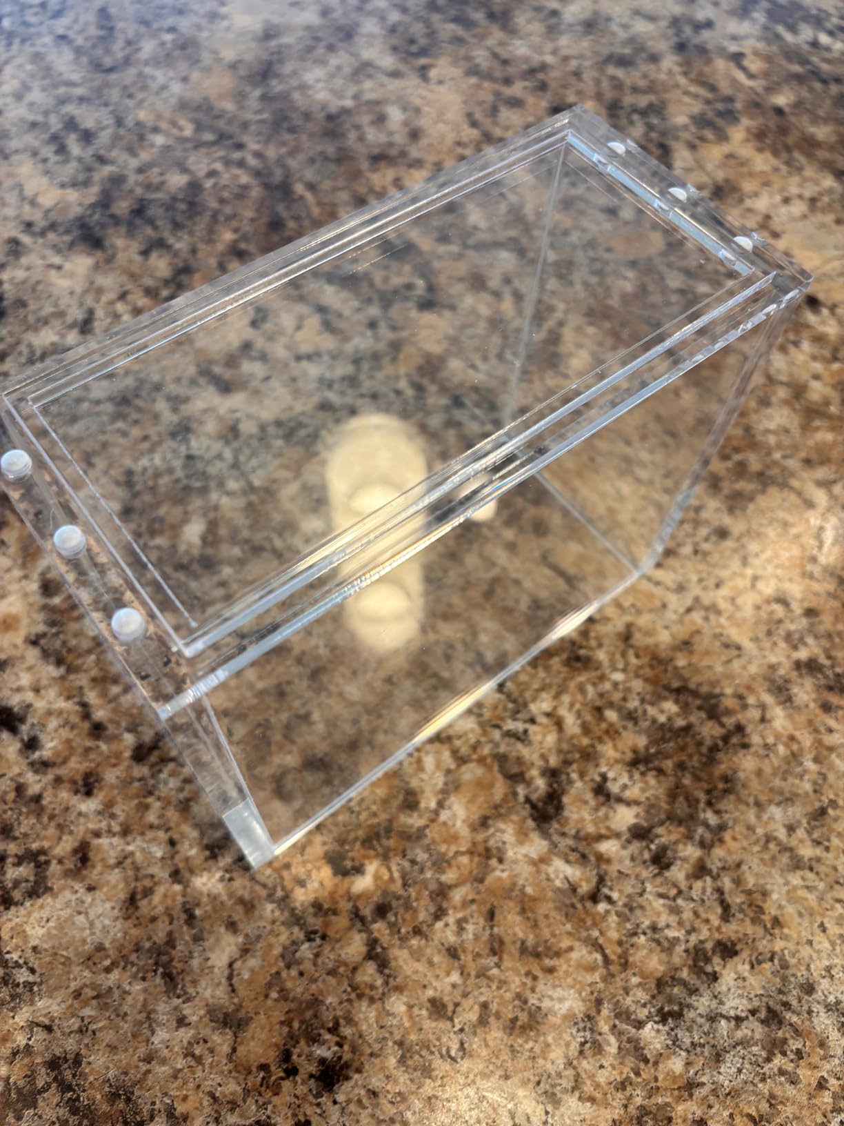 One Piece Booster Box Acrylic Display Case Stackable - UV Protection with N52 Strong Magnets - Clear TCG Protector - Compatible with English One Piece OP-04 to OP-16 Booster Box customer photo 1
