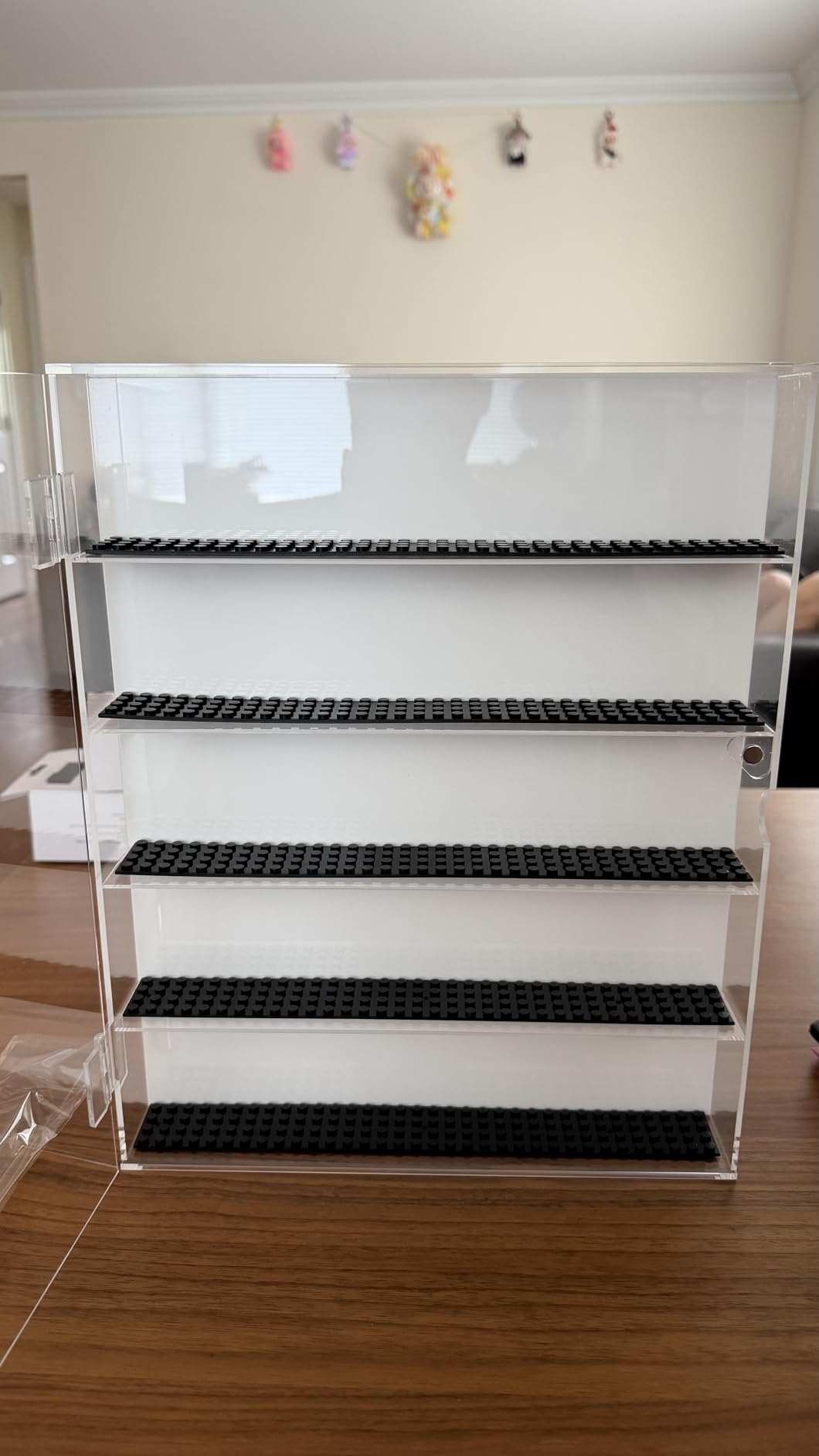 Minifigure Display Case for Lego - Acrylic Wall Cabinet, Dust-Proof Building Block Figure Display Box (Medium) customer photo 2