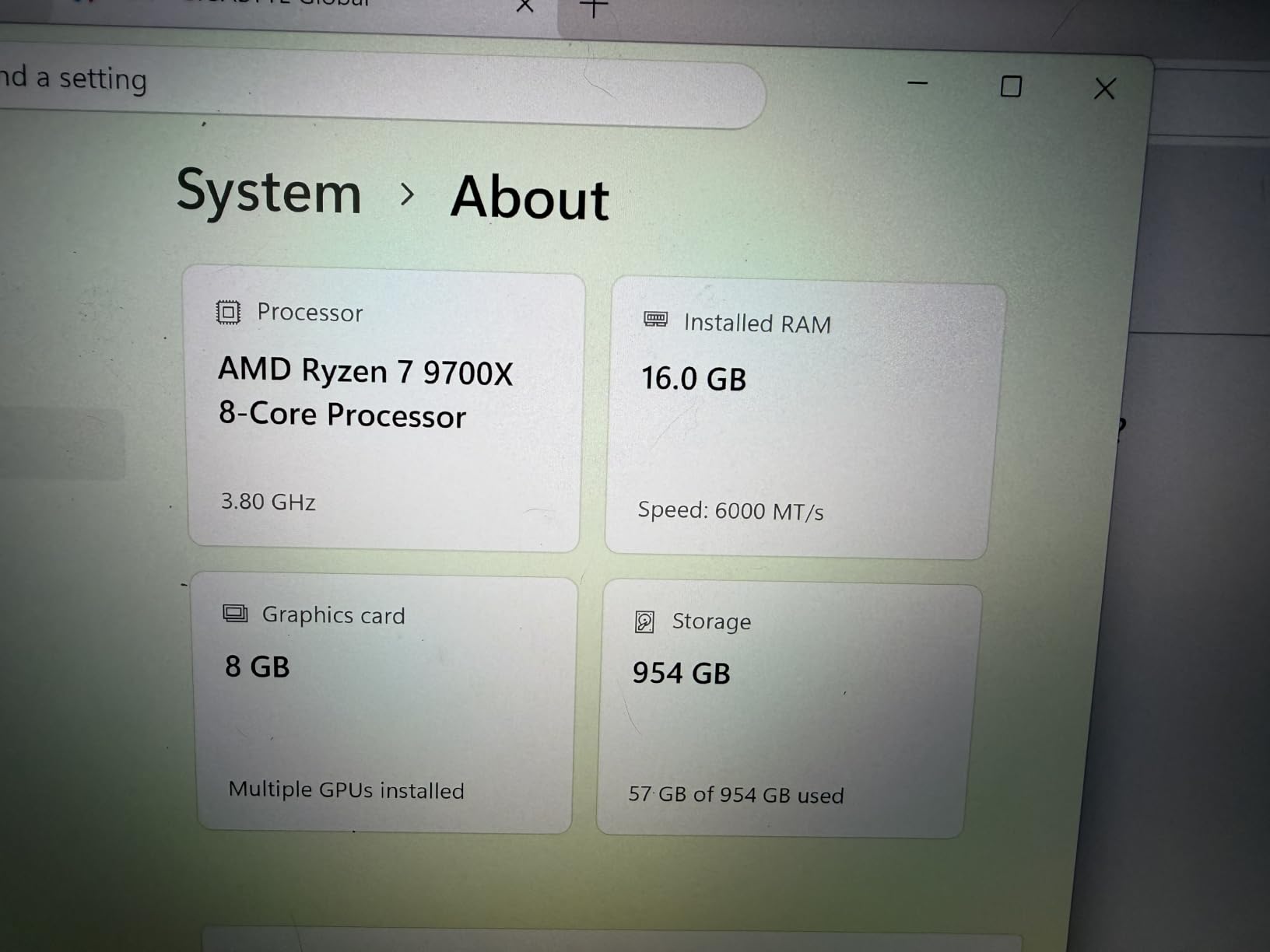 KOTIN Prebuilt Gaming PC RTX 5070 12GB, Ryzen 7 9700X, 32GB DDR5, 1TB SSD, 11.3in Smart Display, 850W 80+ Gold PSU, 360mm Liquid Cooler, WiFi 7, 1440p 4K ARGB Windows 11 Gaming Desktop Computer customer photo 2