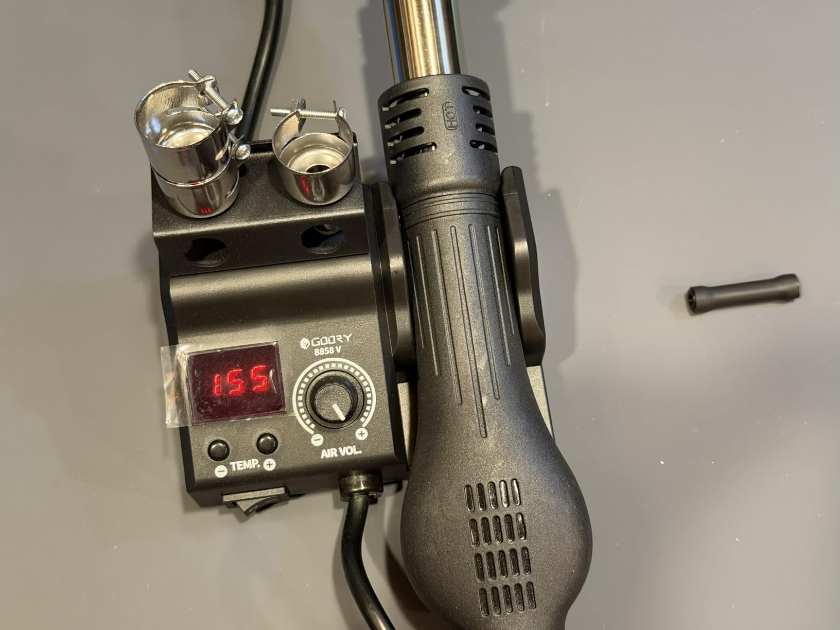 GOORY 8858-V Hot Air Rework Station Kit, Compact Digital Heat Gun with PID Control, Auto Standby, Adjustable Temp & Airflow customer photo 1