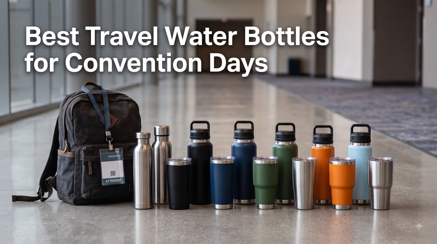 Best Travel Water Bottles for Convention Days