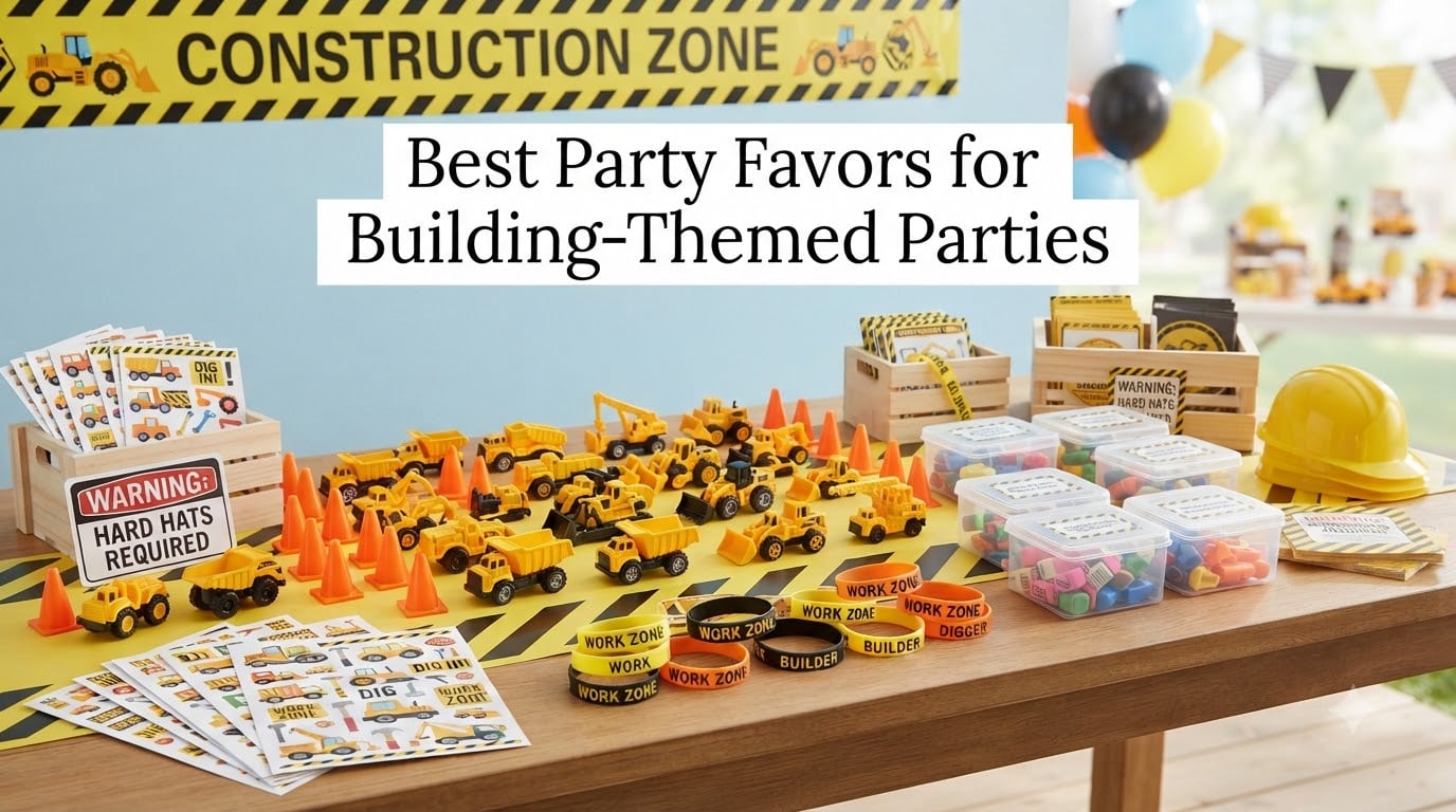 Best Party Favors for Building-Themed Parties