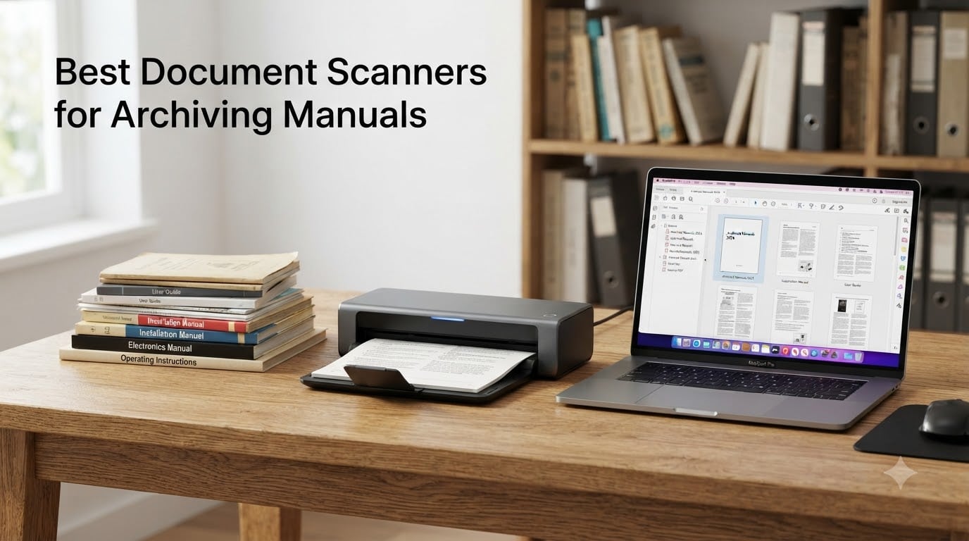 Best Document Scanners for Archiving Manuals