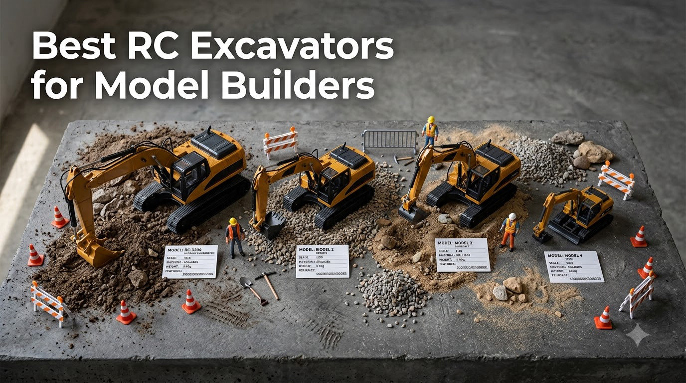 Best RC Excavators for Model Builders