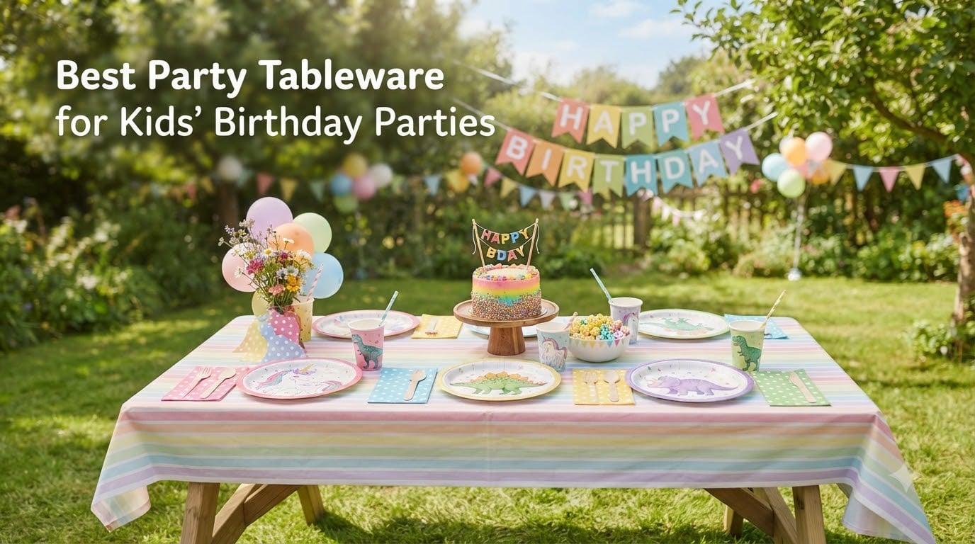 Best Party Tableware for Kids' Birthday Parties