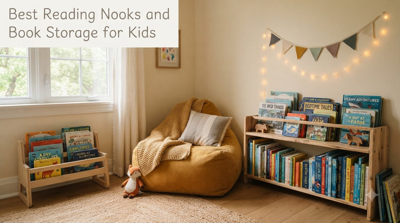 Best Reading Nooks and Book Storage for Kids