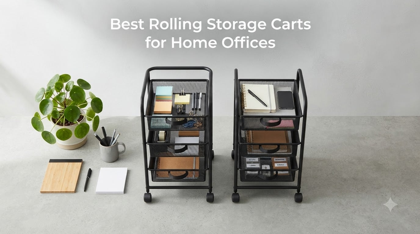 Best Rolling Storage Carts for Home Offices