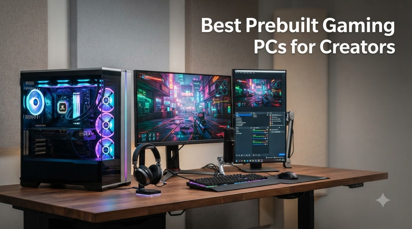 Best Prebuilt Gaming PCs for Creators