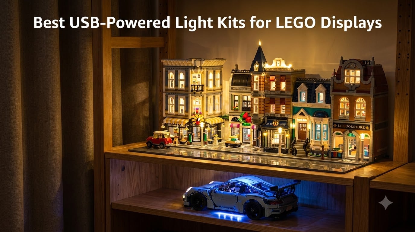 Best USB-Powered Light Kits for LEGO Displays