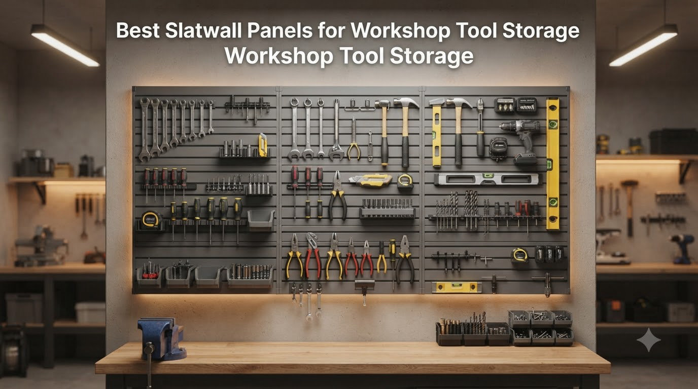Best Slatwall Panels for Workshop Tool Storage