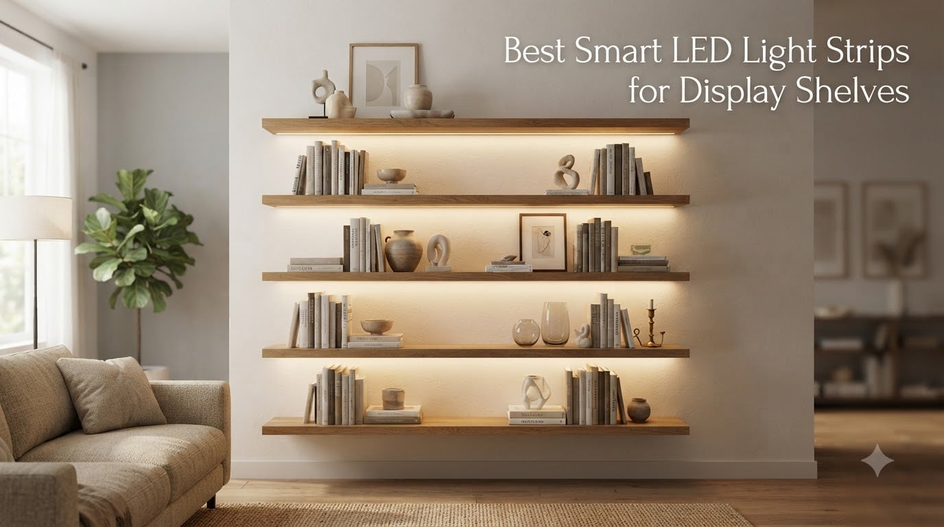 Best Smart LED Light Strips for Display Shelves