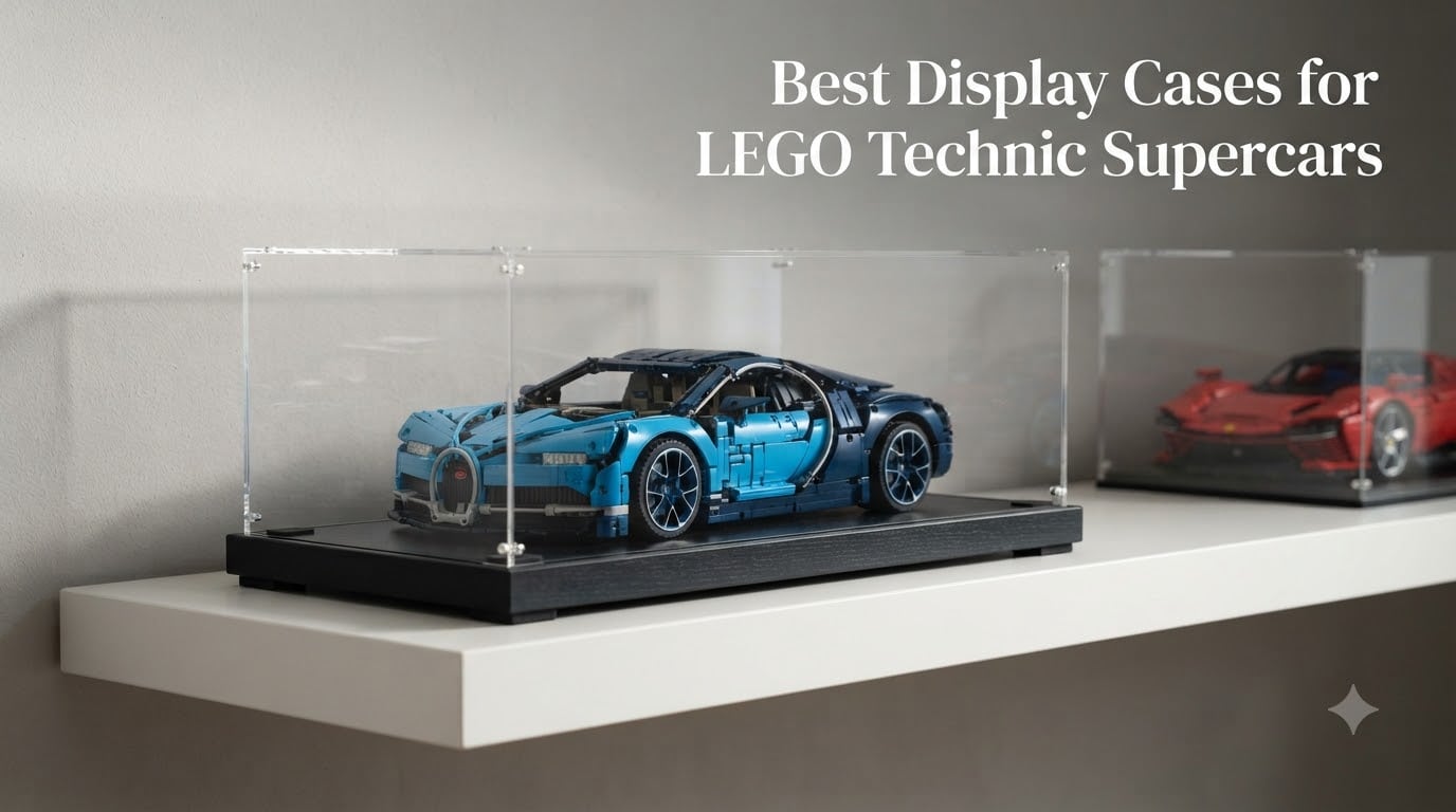 Best Display Cases for LEGO Technic Supercars