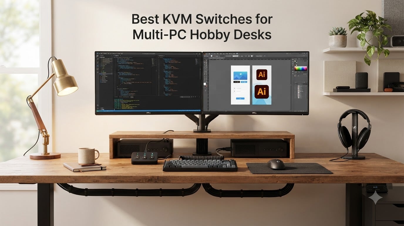 Best KVM Switches for Multi-PC Hobby Desks