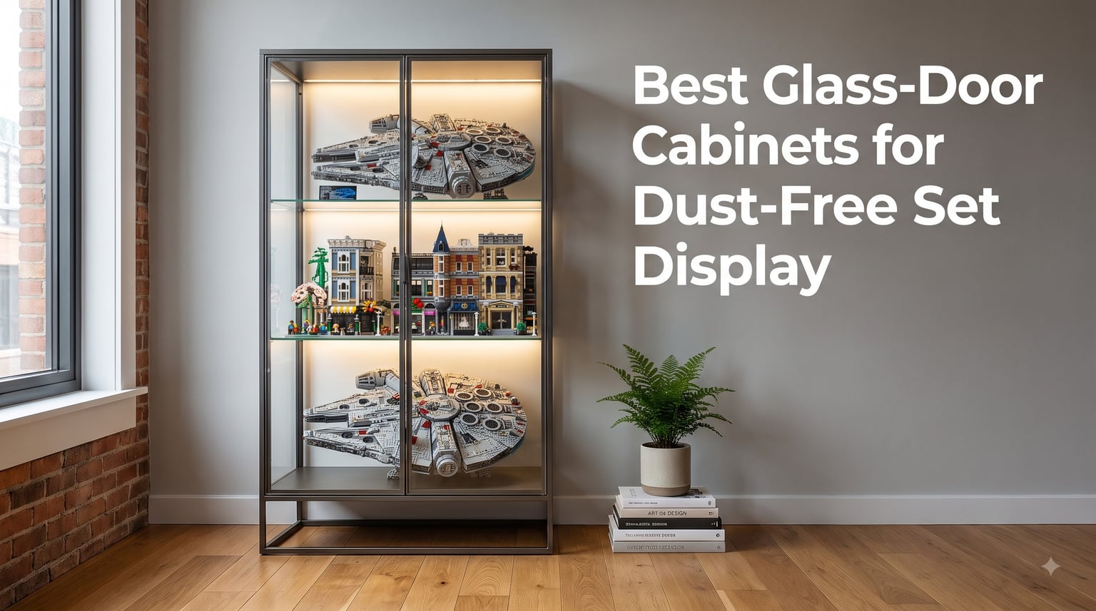 Best Glass-Door Cabinets for Dust-Free Set Display