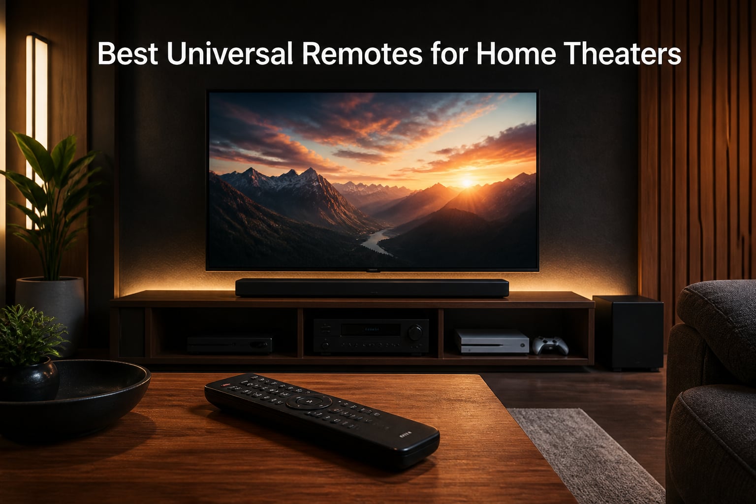 Best Universal Remotes for Home Theaters