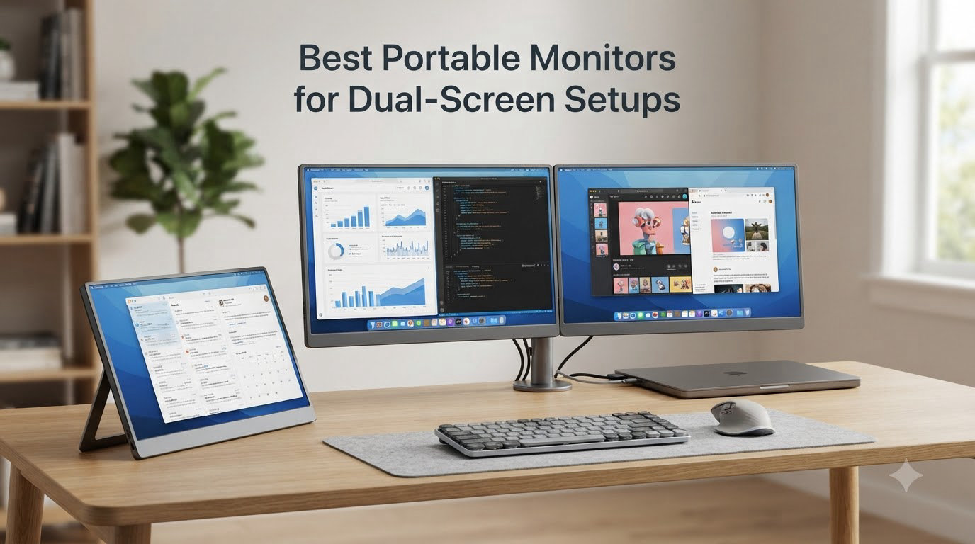 Best Portable Monitors for Dual-Screen Setups
