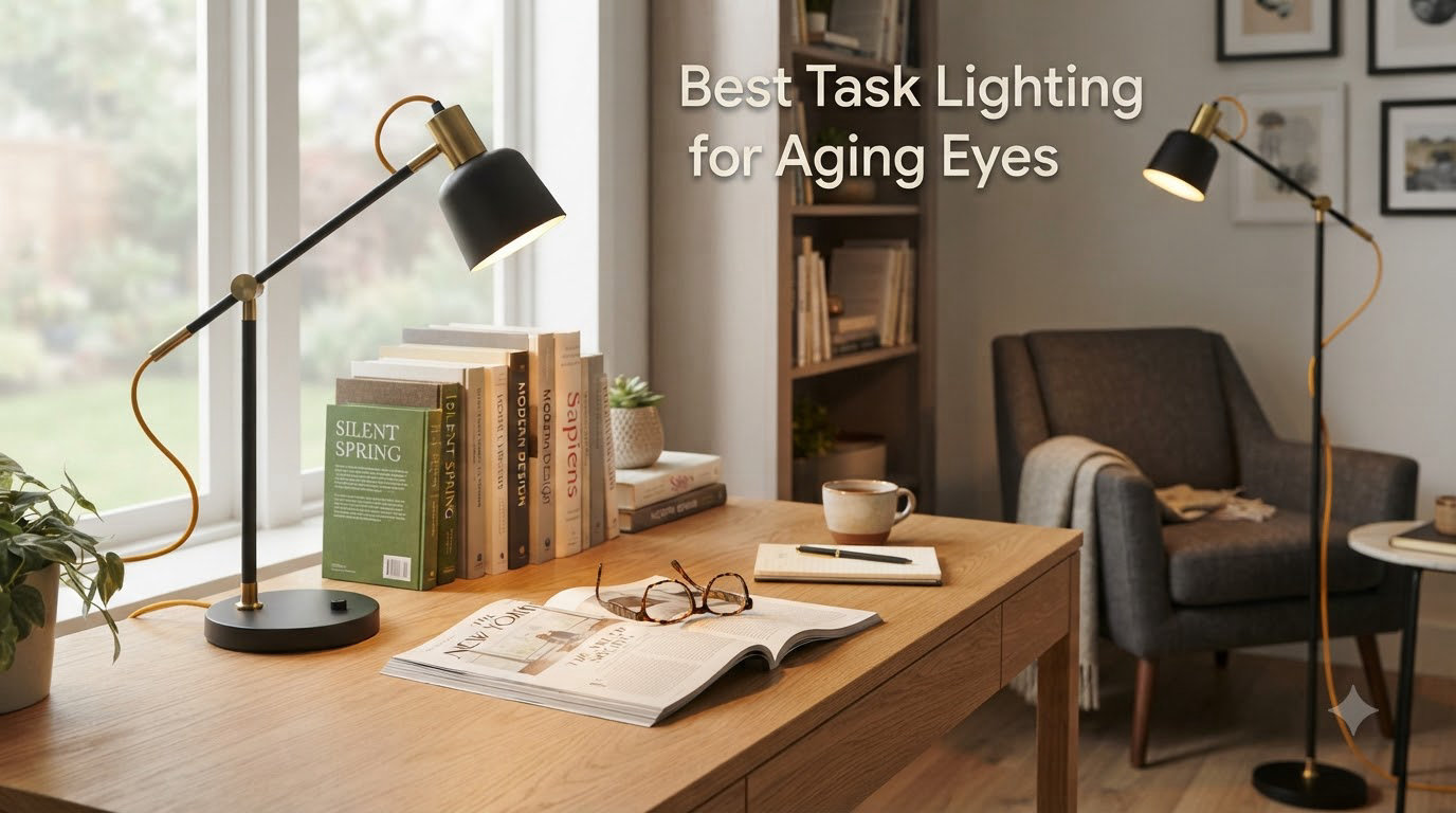 Best Task Lighting for Aging Eyes