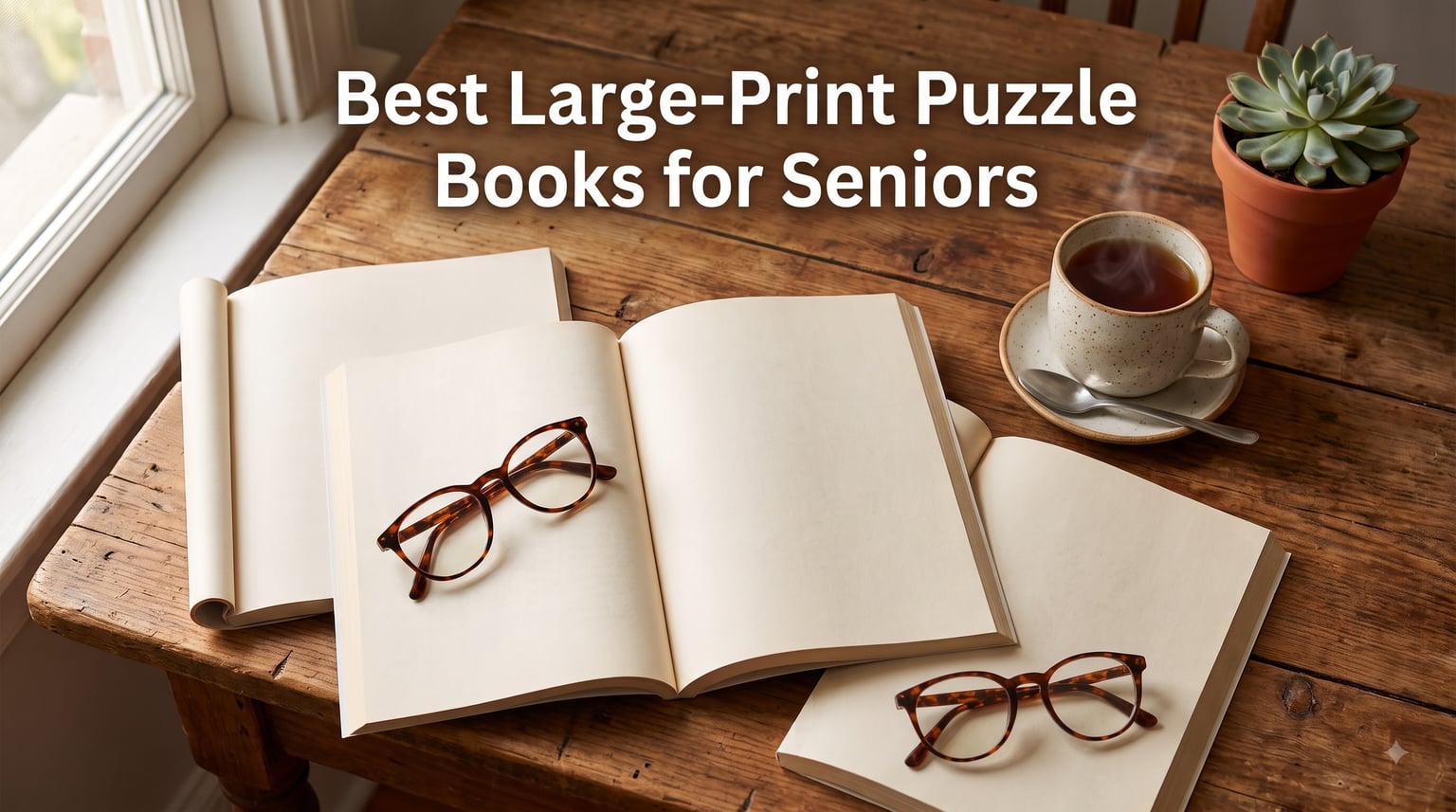 Best Large-Print Puzzle Books for Seniors