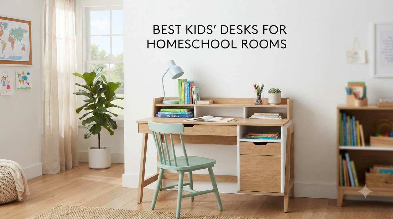 Best Kids' Desks for Homeschool Rooms