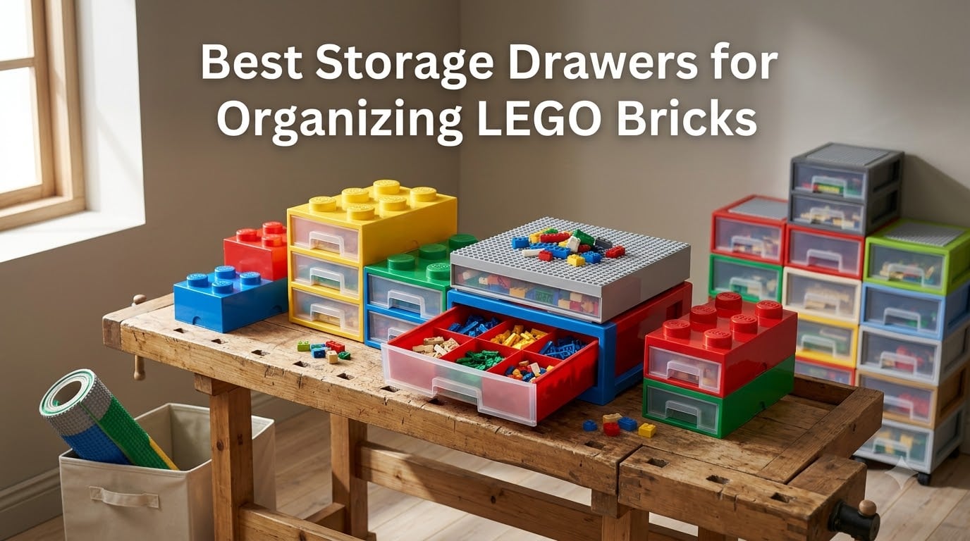 Best Storage Drawers for Organizing LEGO Bricks