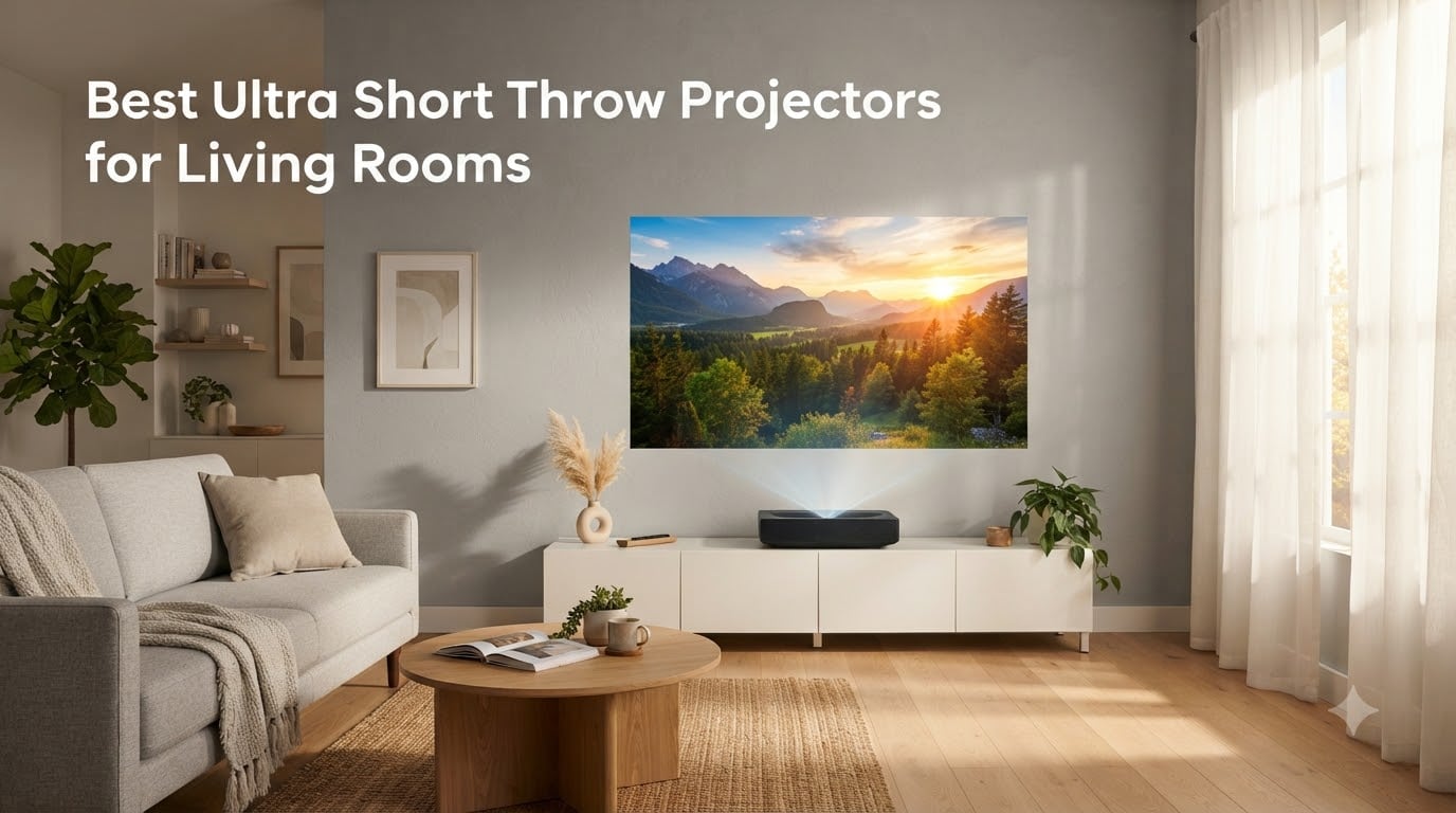 Best Ultra Short Throw Projectors for Living Rooms