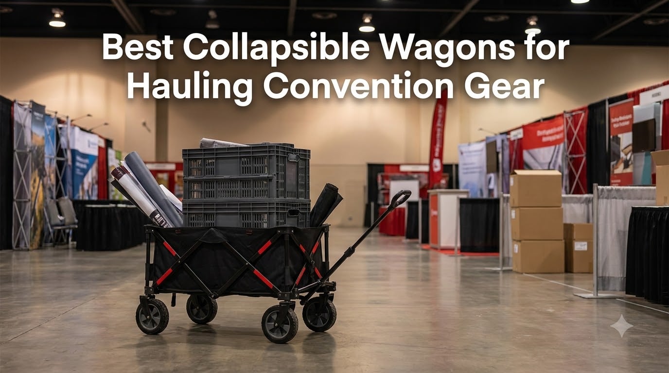 Best Collapsible Wagons for Hauling Convention Gear