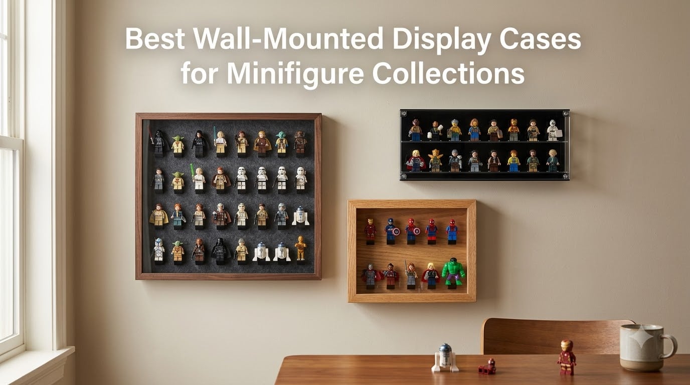Best Wall-Mounted Display Cases for Minifigure Collections