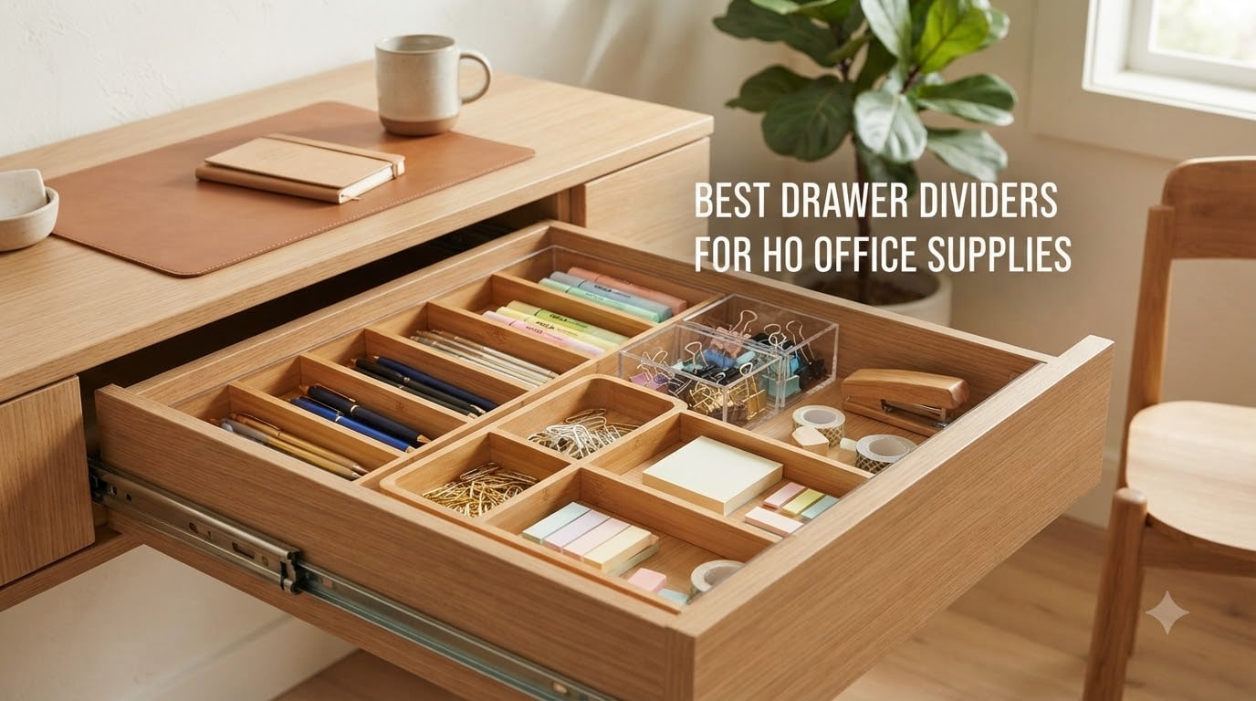 Best Drawer Dividers for Home Office Supplies