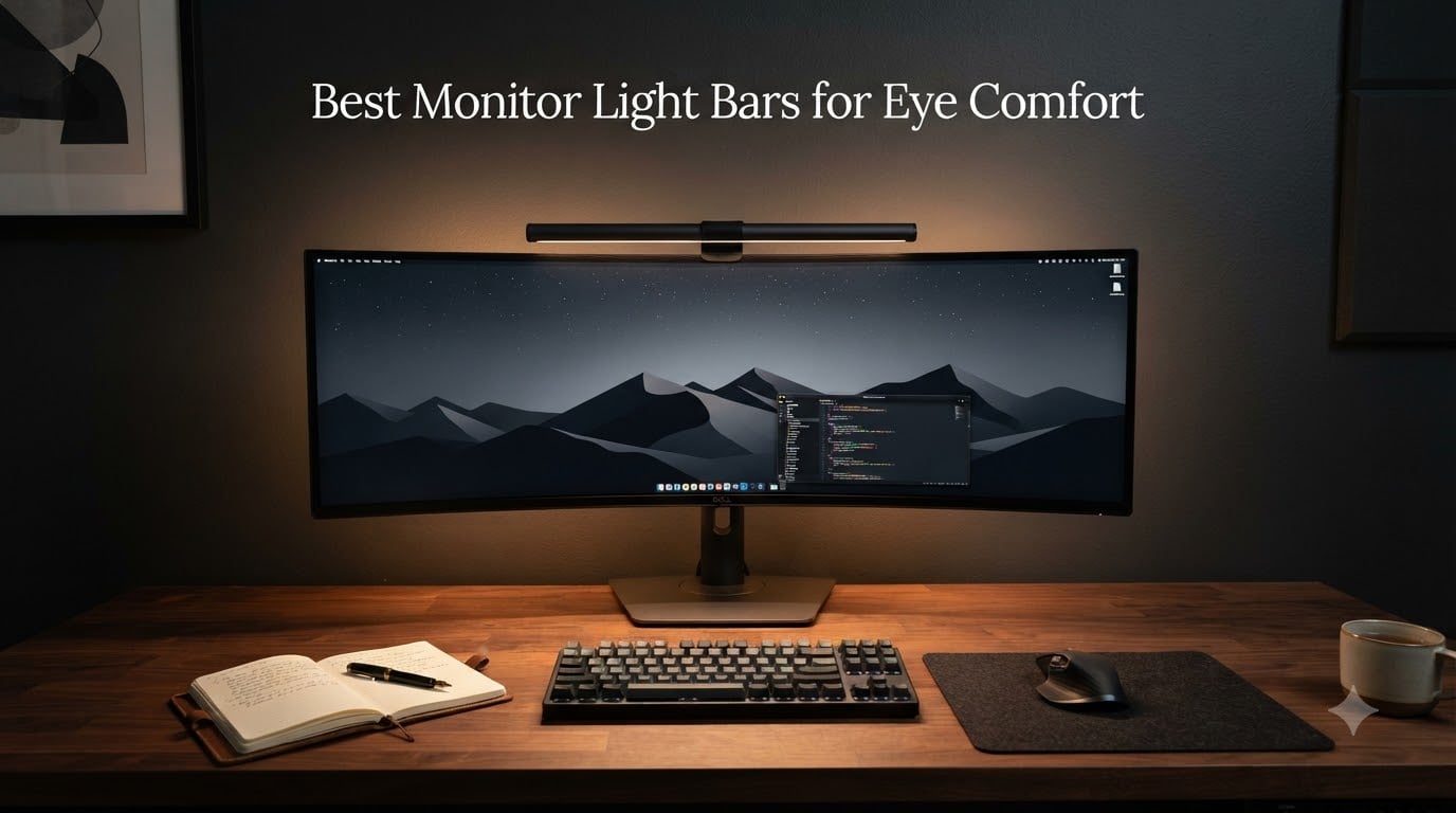 Best Monitor Light Bars for Eye Comfort