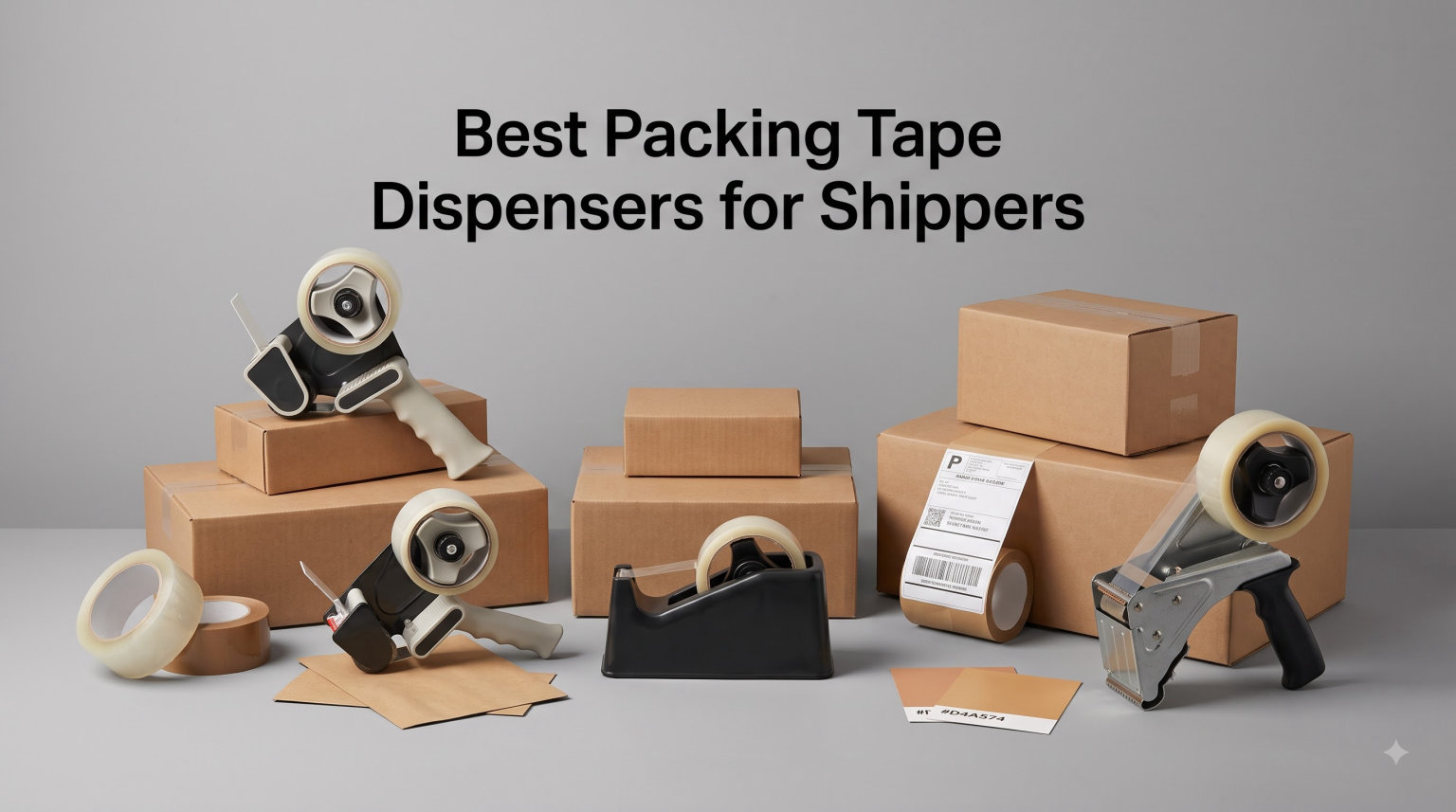 Best Packing Tape Dispensers for Shippers