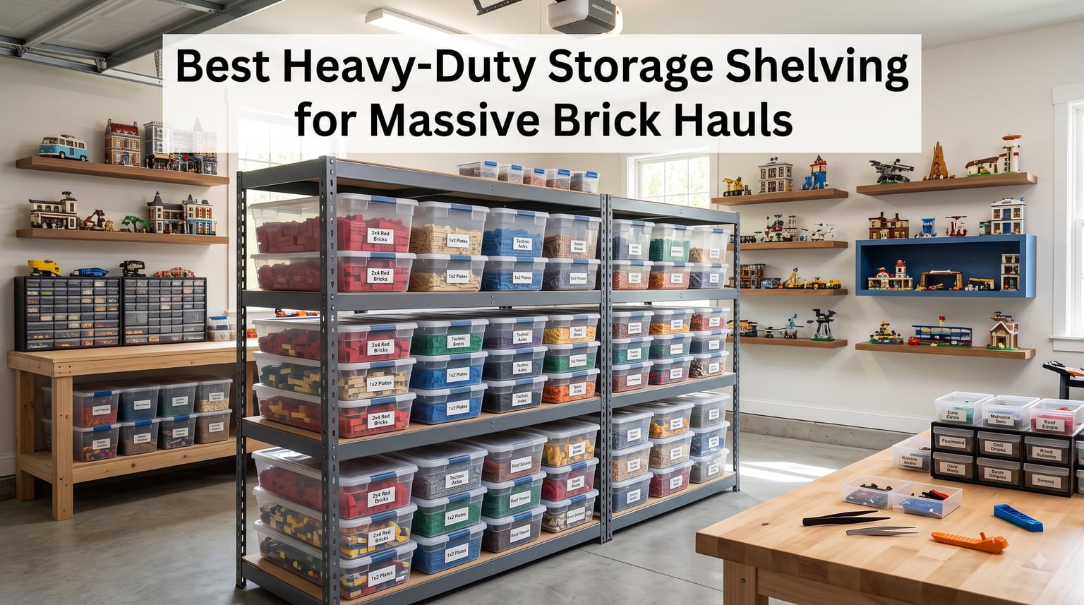 Best Heavy-Duty Storage Shelving for Massive Brick Hauls
