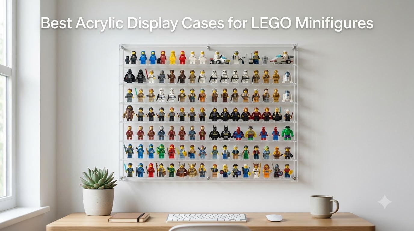 Best Acrylic Display Cases for LEGO Minifigures