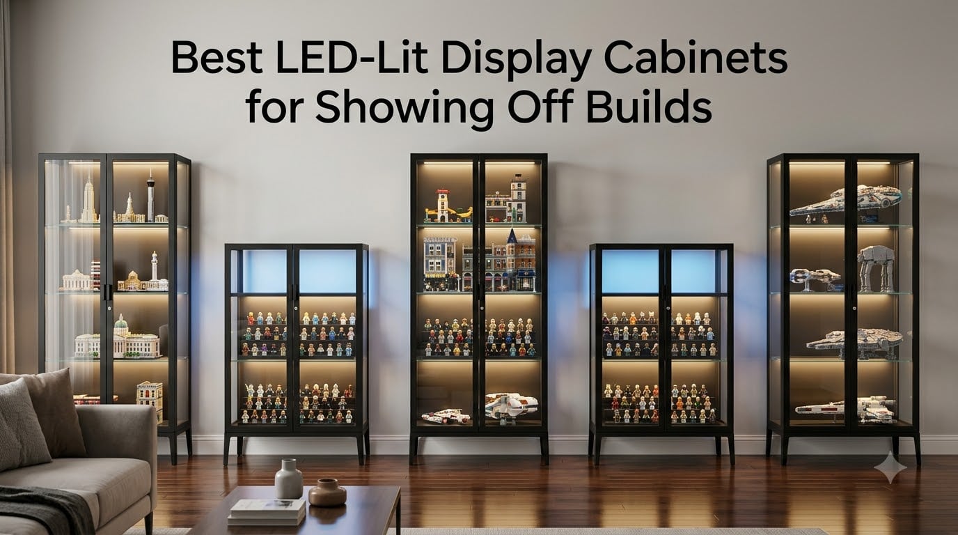Best LED-Lit Display Cabinets for Showing Off Builds