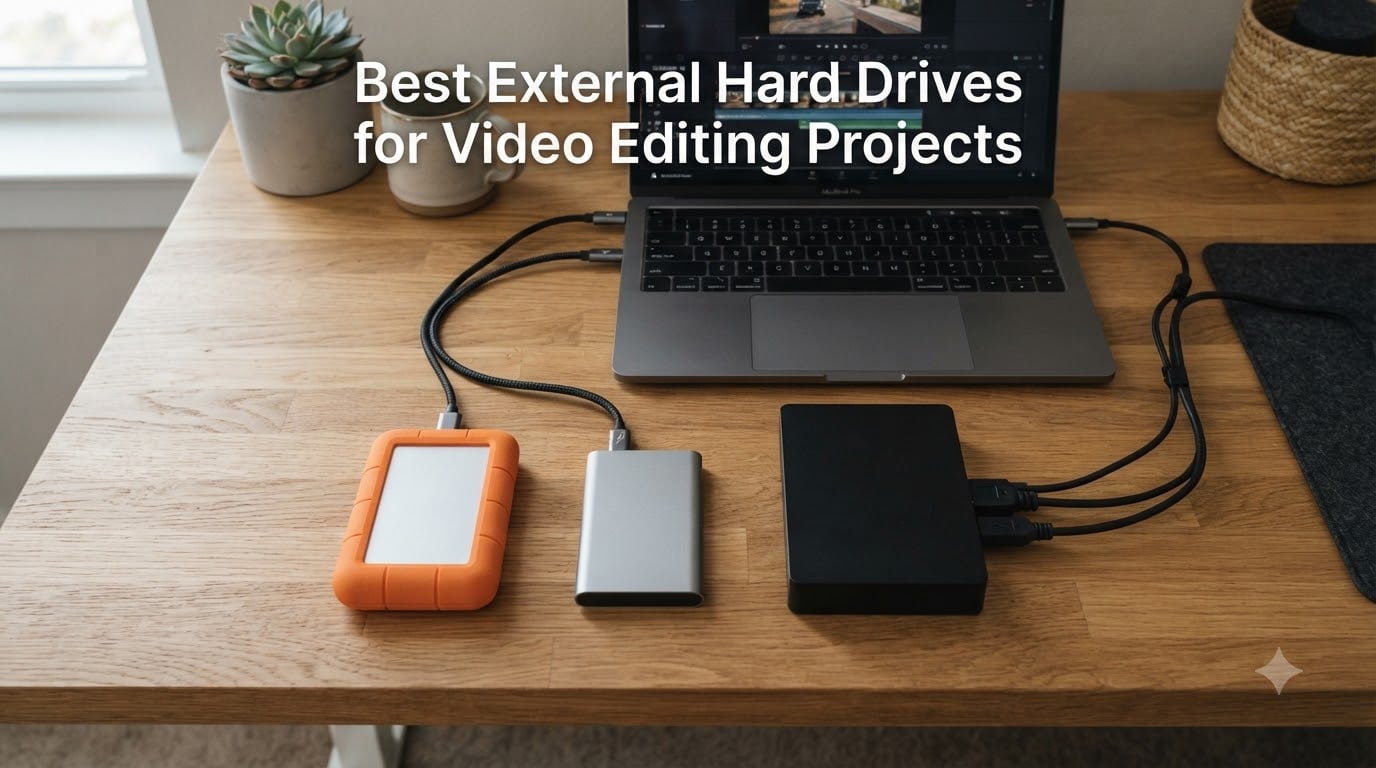 Best External Hard Drives for Video Editing Projects