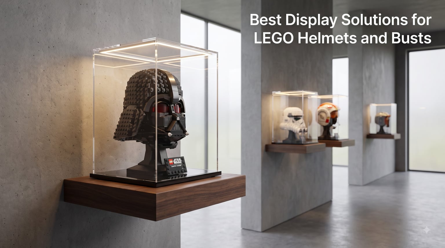 Best Display Solutions for LEGO Helmets and Busts