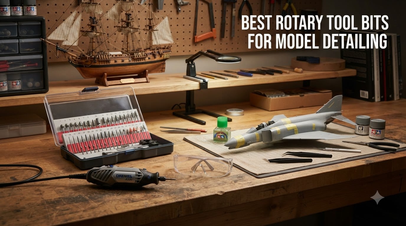 Best Rotary Tool Bits for Model Detailing