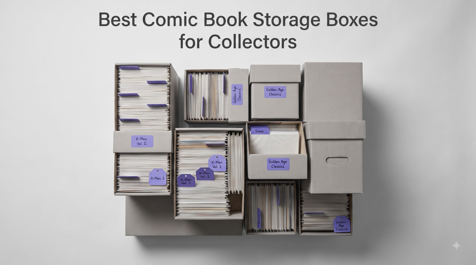 Best Comic Book Storage Boxes for Collectors