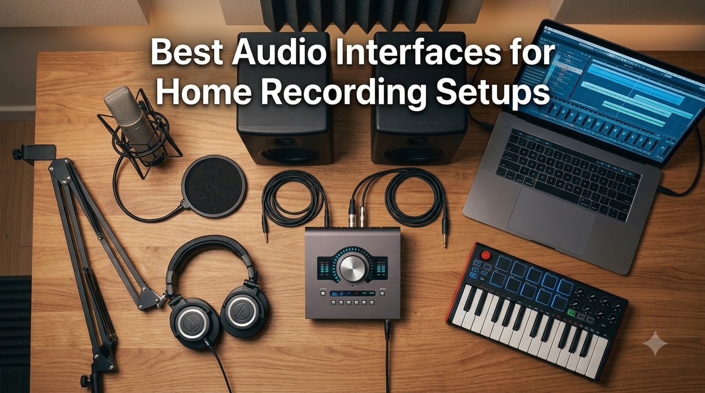 Best Audio Interfaces for Home Recording Setups