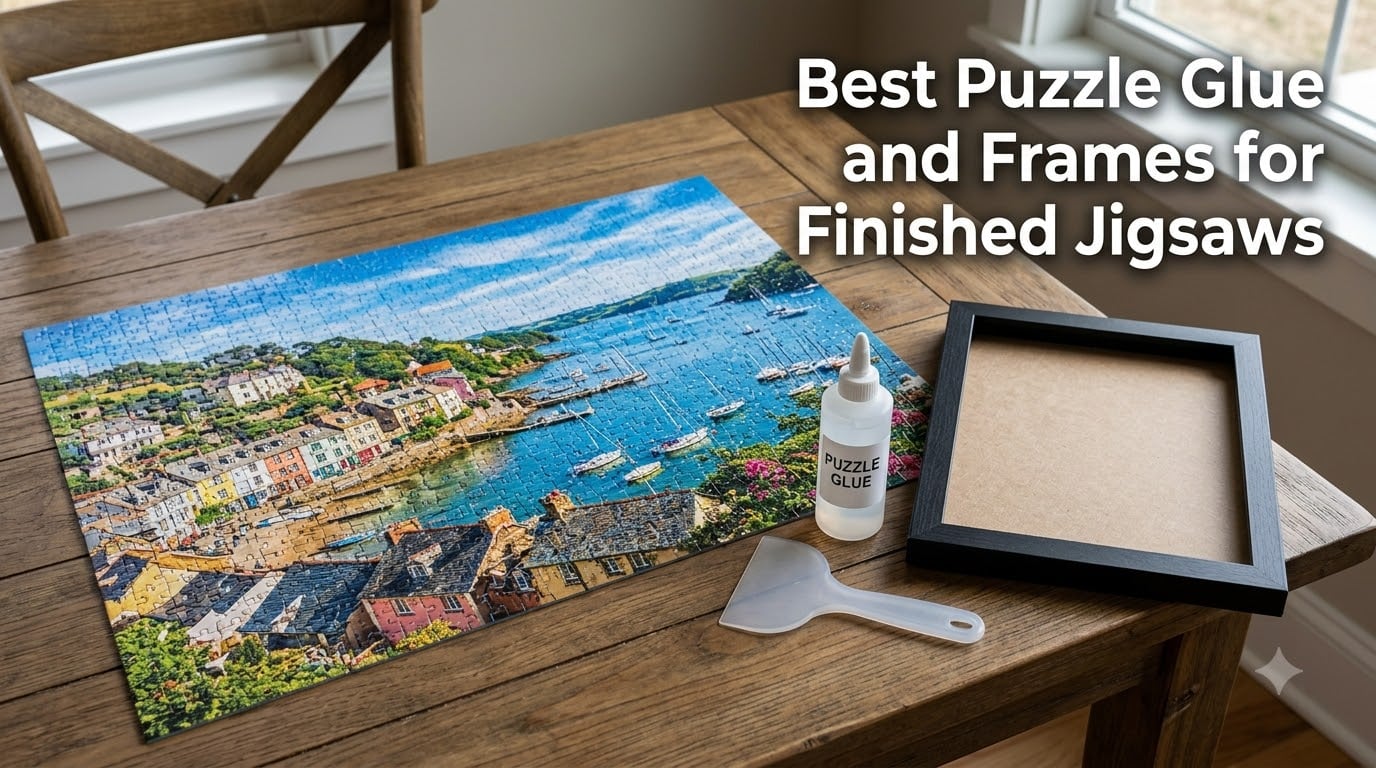 Best Puzzle Glue and Frames for Finished Jigsaws