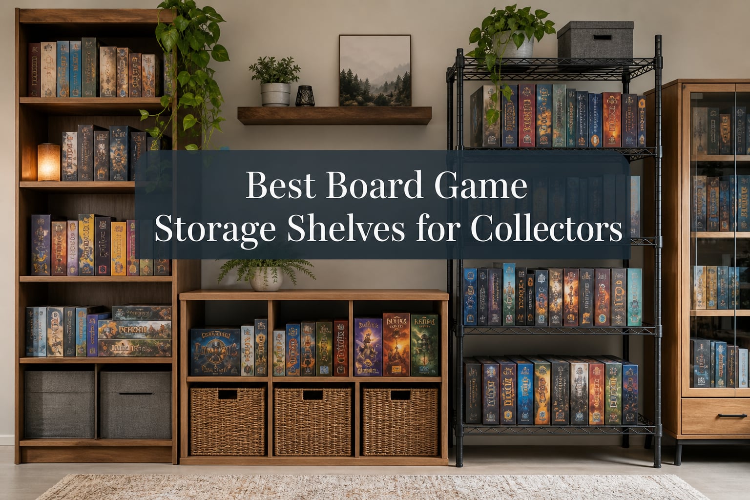 Best Board Game Storage Shelves for Collectors