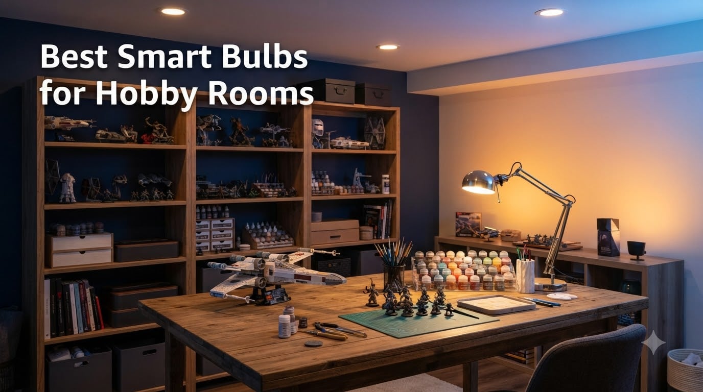 Best Smart Bulbs for Hobby Rooms