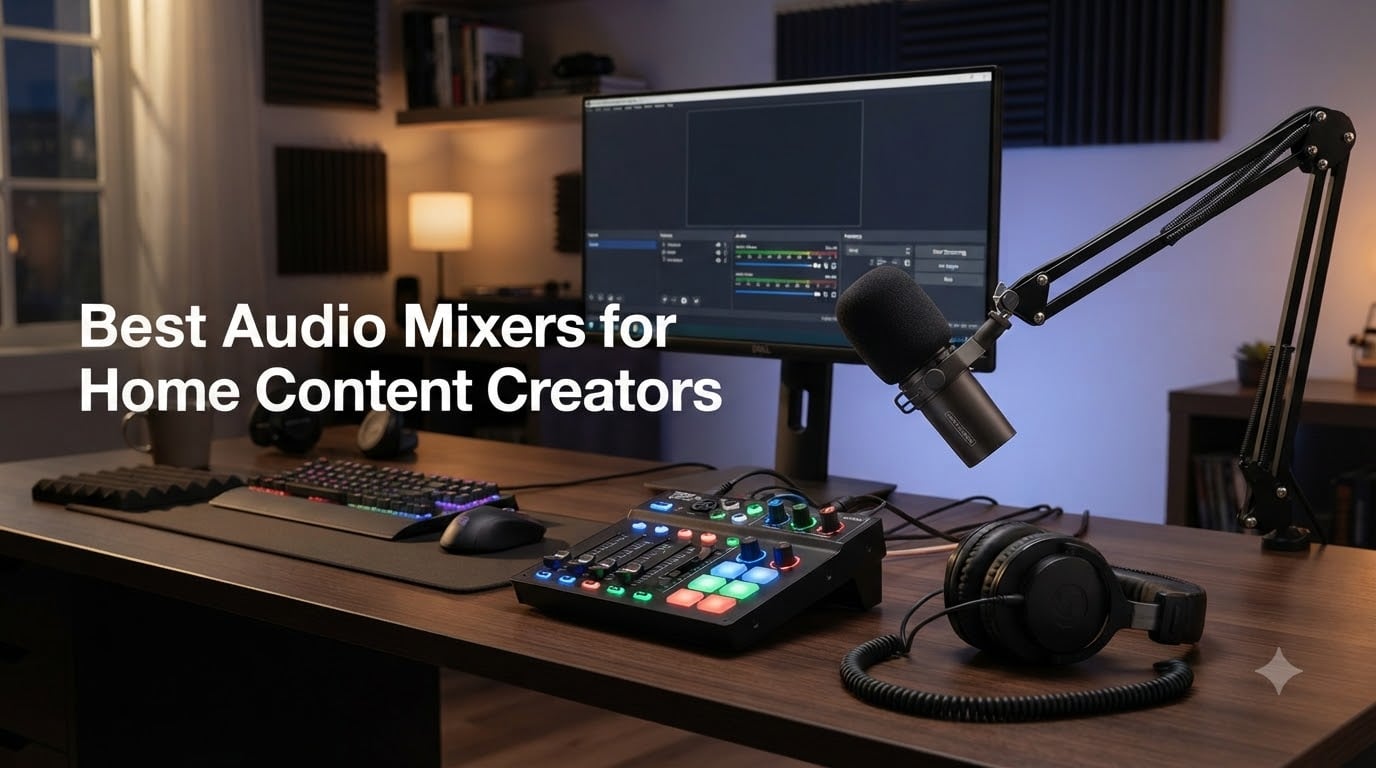 Best Audio Mixers for Home Content Creators